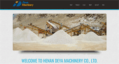 Desktop Screenshot of deyamachinery.com